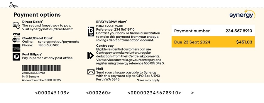 Example of Bill_CentrePay Logo Update